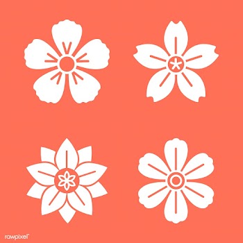 Floral pattern and floral icons | Free stock vector - 558621