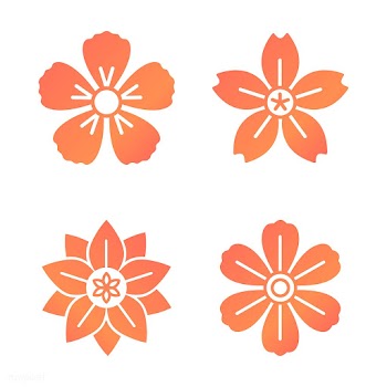 Floral pattern and floral icons | Free stock vector - 558626
