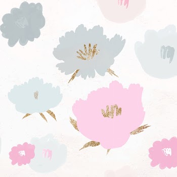 Floral pattern background vector hand drawn
