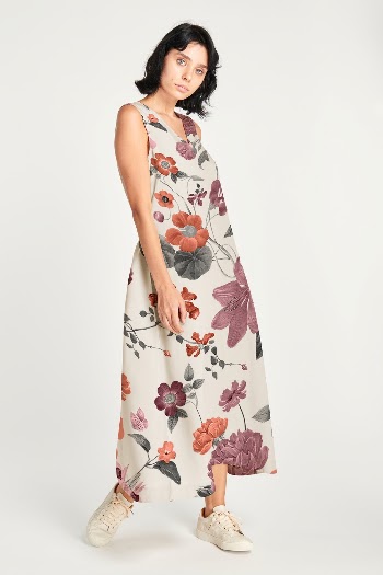 Floral pattern dress, vintage design, | Free Photo - rawpixel