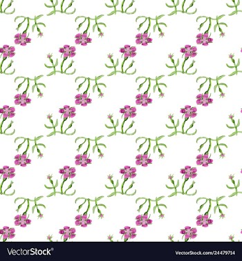 Floral pattern in style vector image