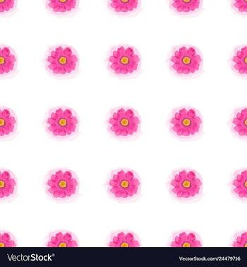 Floral pattern in style vector image