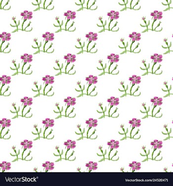 Floral pattern in style vector image