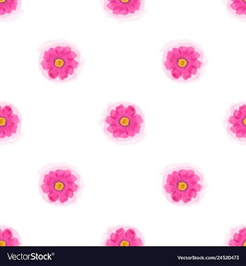 Floral pattern in style vector image