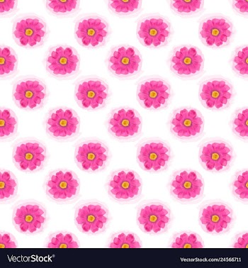 Floral pattern in style vector image