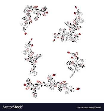 Floral pattern vector image