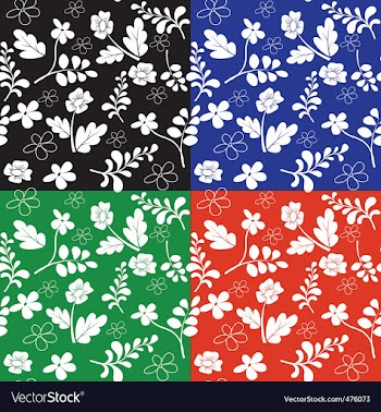 Floral pattern vector image