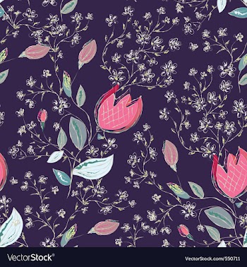 Floral pattern vector image