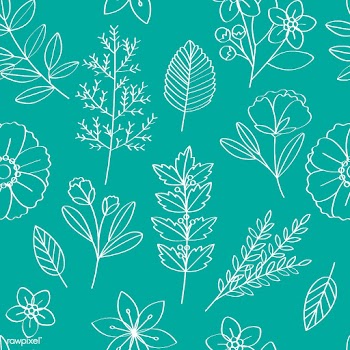 Floral patterned background | Free stock vector - 389842