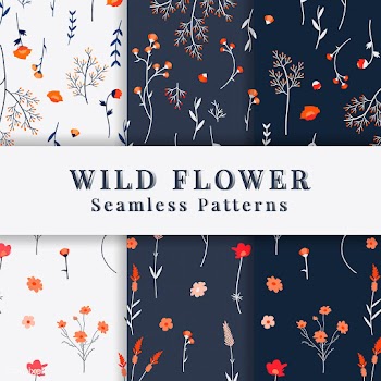Floral patterned background | Free stock vector - 544808