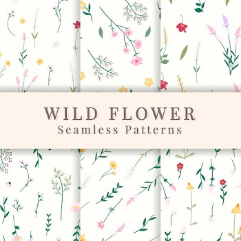 Floral patterned background | Free stock vector - 544811