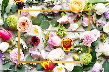 Floral patterned card | Free stock psd mockup - 599763