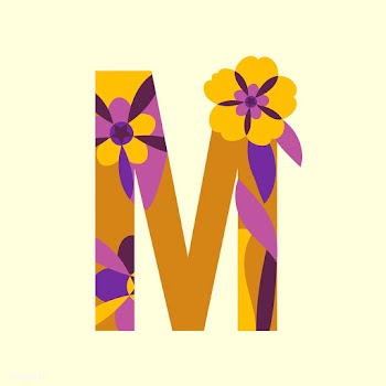 Floral patterned letters  | Free stock vector - 24067