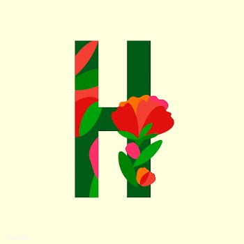 Floral patterned letters  | Free stock vector - 24082