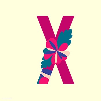 Floral patterned letters vector | Free stock vector - 24046