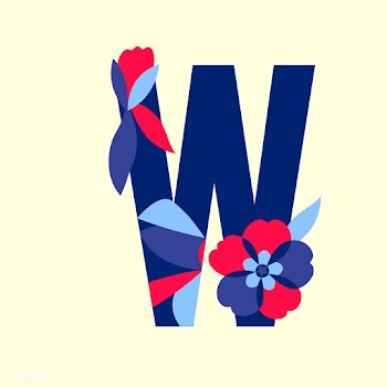 Floral patterned letters vector | Free stock vector - 24061