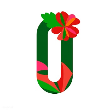 Floral patterned letters vector | Free stock vector - 24066