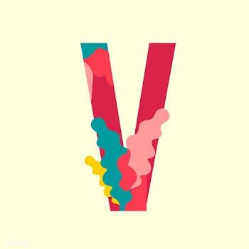 Floral patterned letters vector | Free stock vector - 24068