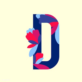 Floral patterned letters vector | Free stock vector - 24069