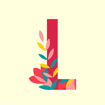 Floral patterned letters vector | Free stock vector - 24071