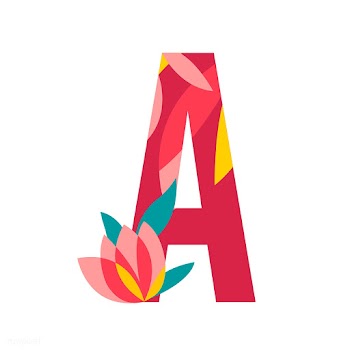 Floral patterned letters vector | Free stock vector - 24077