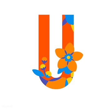 Floral patterned letters vector | Free stock vector - 24083