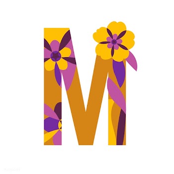 Floral patterned letters vector | Free stock vector - 24084