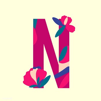 Floral patterned letters vector | Free stock vector - 24086