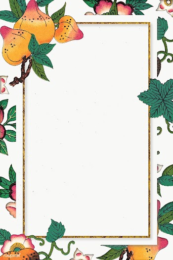 Floral patterned rectangle frame design element | Free  transparent png - 2272244