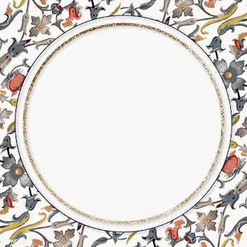 Floral patterned round frame design element | Free  transparent png - 2272241