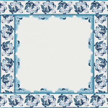 Floral patterned square frame in navy blue vector  | Free  vector - 2279175