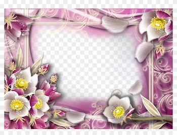 Floral Photo Frame Png Image - Flower Frames For Photoshop