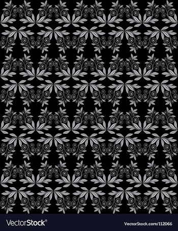 Floral seamless background vector image