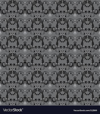 Floral seamless background vector image
