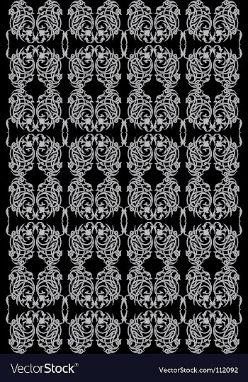 Floral seamless background vector image