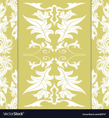 Floral seamless background vector image