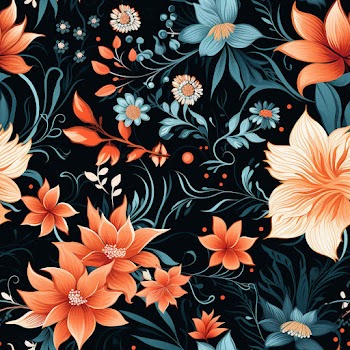 floral seamless pattern