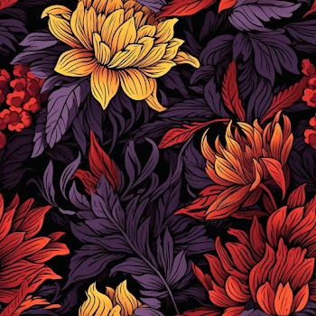 floral seamless pattern
