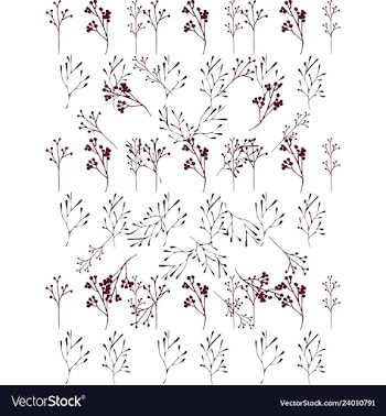 Floral seamless pattern vector image