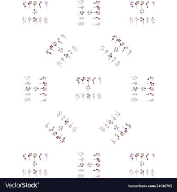 Floral seamless pattern vector image