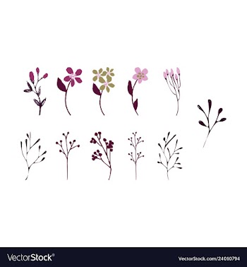 Floral seamless pattern vector image