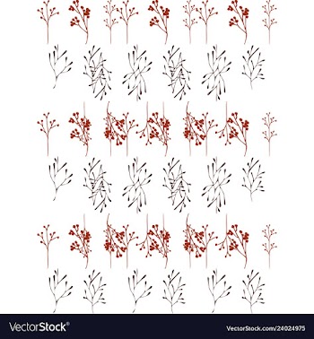 Floral seamless pattern vector image
