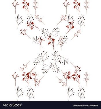Floral seamless pattern vector image
