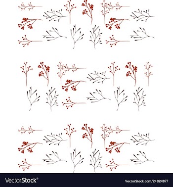 Floral seamless pattern vector image