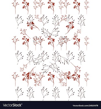 Floral seamless pattern vector image