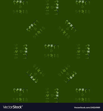 Floral seamless pattern vector image