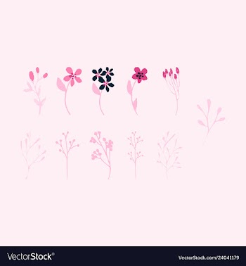 Floral seamless pattern vector image
