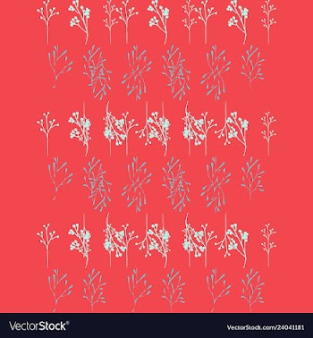 Floral seamless pattern vector image