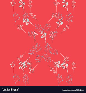 Floral seamless pattern vector image