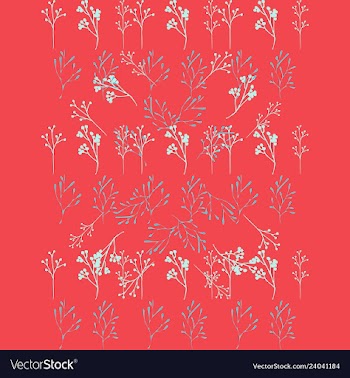 Floral seamless pattern vector image
